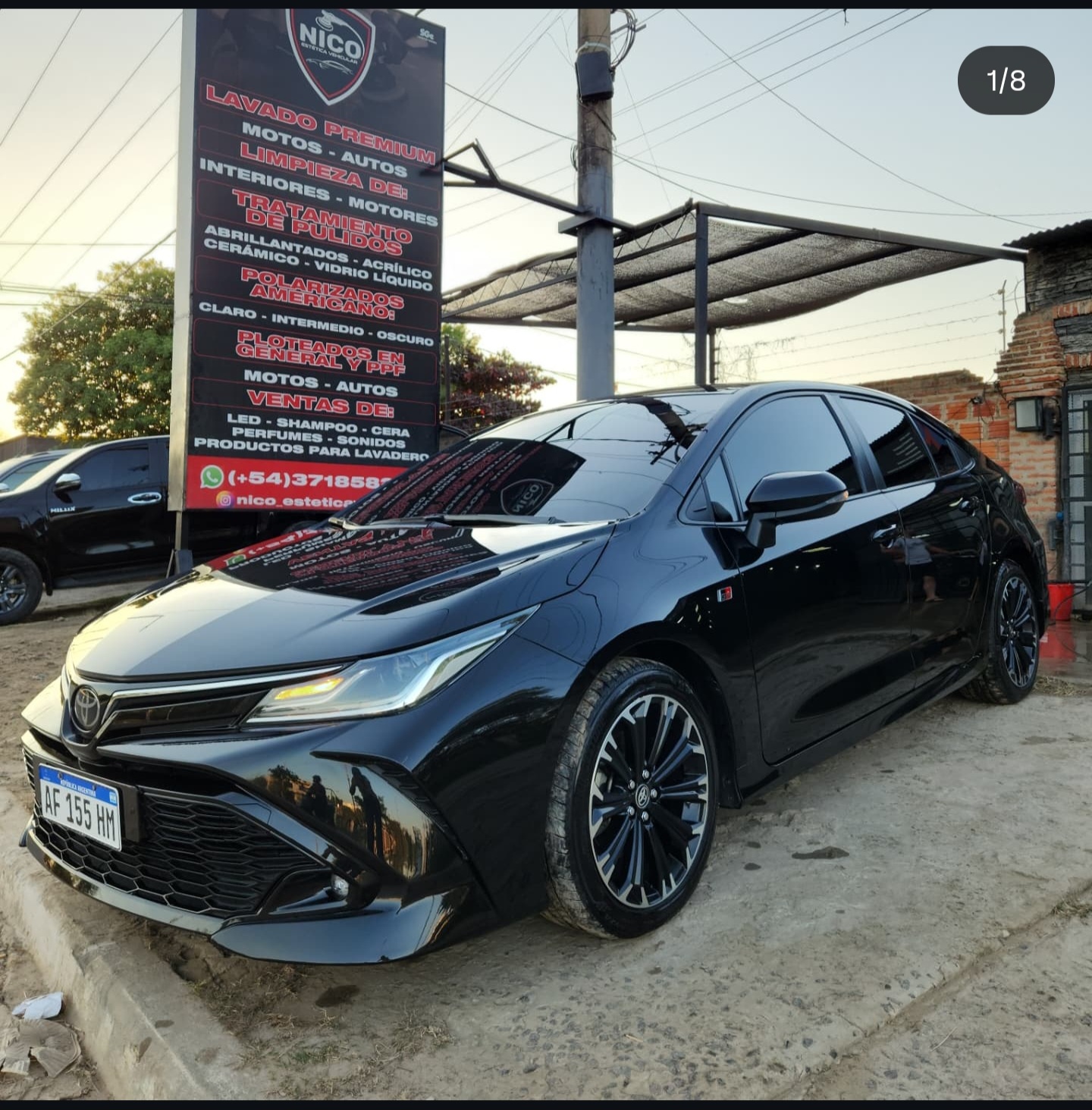 Trabajo de estética automotriz